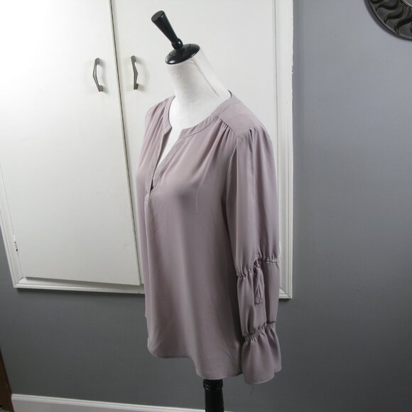 NY Collection Taupe Open Sleeve Size Medium - Picture 4 of 7
